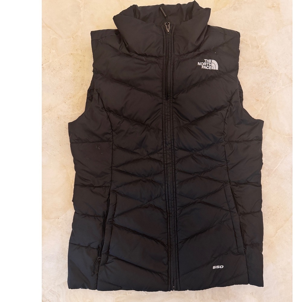 The North Face Womens 550 Down Puffer Vest Black Size Medium L18F422